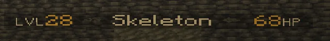 Nameplate: LVL28 Skeleton 68HP
